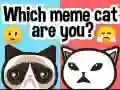 ゲームあなたはどのミーム猫ですか？オンライン