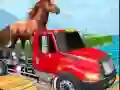 ゲーム農場動物輸送トラックオンライン