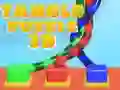 ゲーム絡まったパズル3Dオンライン