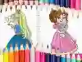 ゲーム美しいプリンセスの塗り絵帳オンライン