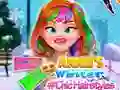 ゲームアンニーの冬のシックなヘアスタイルオンライン