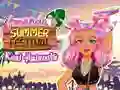 ゲームアマンダの夏祭り：リアルヘアカットオンライン
