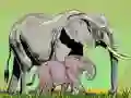 ゲーム野生動物とその赤ちゃんオンライン