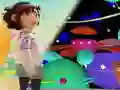 ゲームジグソーパズル「月の上で」オンライン