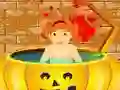 ゲーム小さな赤ちゃんのハロウィン入浴オンライン