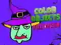 ゲームハロウィンのカラフルなオブジェクトオンライン