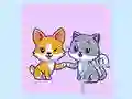 ゲーム猫と犬のパズルオンライン ゲーム猫と犬のパズルオンライン
