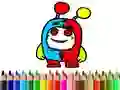 ゲーム学校へ戻る：OddBods 塗り絵ブックオンライン