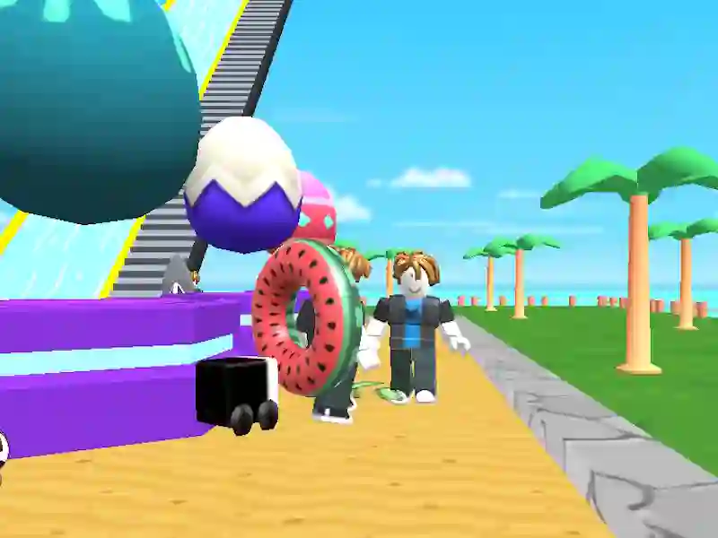 ゲームObby：登ってスライドしますオンライン