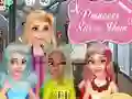 ゲームプリンセスの銀色の髪型オンライン