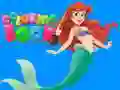 ゲームアリエル人魚の塗り絵オンライン