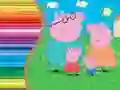 ゲームペッパピッグのぬりえオンライン
