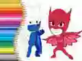 ゲームPJ Masks 塗り絵オンライン