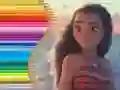 ゲームモアナの塗り絵オンライン