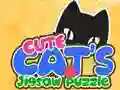 ゲームかわいい猫のジグソーパズルオンライン