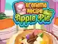 ゲームおばあちゃんのアップルパイレシピオンライン