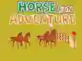 ゲーム馬のランアドベンチャーオンライン