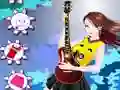 ゲームギタリストの女の子オンライン ゲームギタリストの女の子オンライン