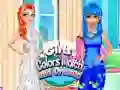ゲーム女の子の色合わせとドレスアップオンライン