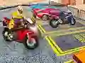 ゲームヘビーバイク市街地駐車ゲーム3Dオンライン