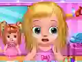 ゲームベビーシッター付き子供ヘアサロンオンライン