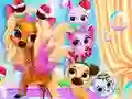 ゲームペットグルーミングバブルパーティーオンライン