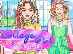 ゲーム大学生の女の子の塗り絵とドレスアップオンライン ゲーム大学生の女の子の塗り絵とドレスアップオンライン