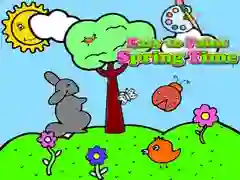 ゲーム春を簡単に描くオンライン