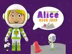 ゲームアリスの月ジャンプの世界オンライン