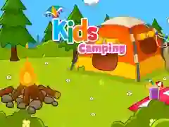 ゲーム子供キャンプオンライン