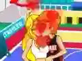 ゲームバスケットボールキッスオンライン