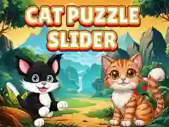 ゲーム猫パズルスライダーオンライン