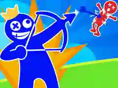 ゲーム赤と青のスティックマンスパイパズル 2オンライン