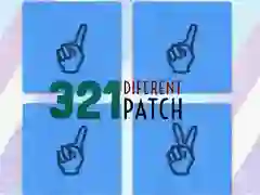 ゲーム321の異なるパッチオンライン