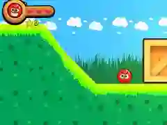 ゲーム赤いボールが転がるオンライン