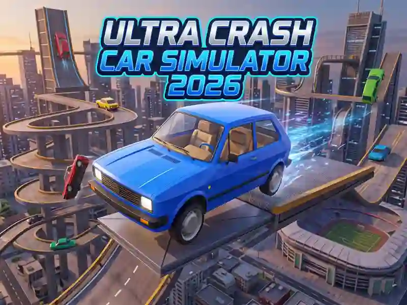 ゲームUltra Crash Car Simulator 2026オンライン