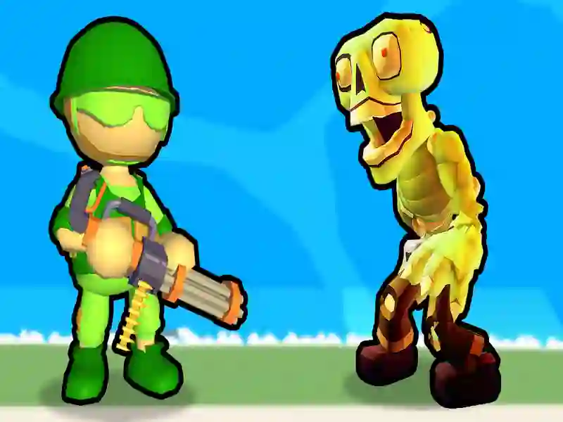ゲームスティックマンゾンビの破壊オンライン