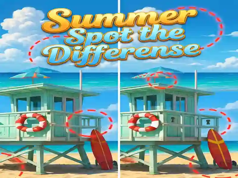 ゲームSummer Spot the Differenseオンライン