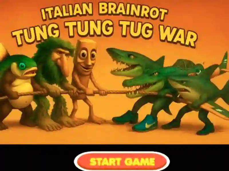 ゲームイタリアのブレインロットTung Tung Tug Warオンライン