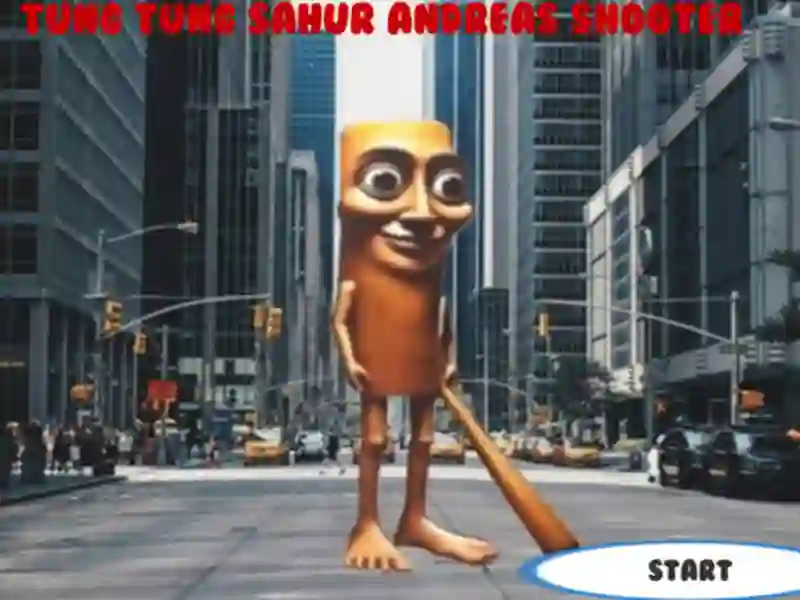 ゲームTung Tung Sahur Andreasシューターオンライン