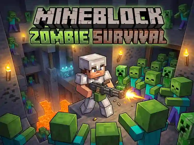 ゲームMineblock Zombie Survivalオンライン
