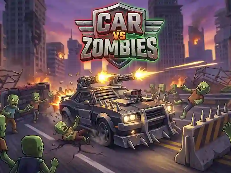 ゲームCar VS Zombiesオンライン