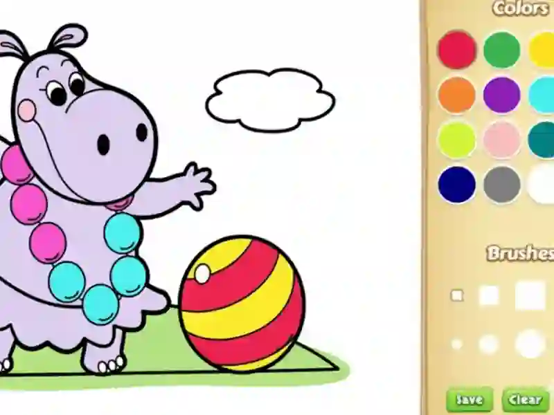 ゲーム子供のためのcoloring bookの赤ちゃんの家畜オンライン