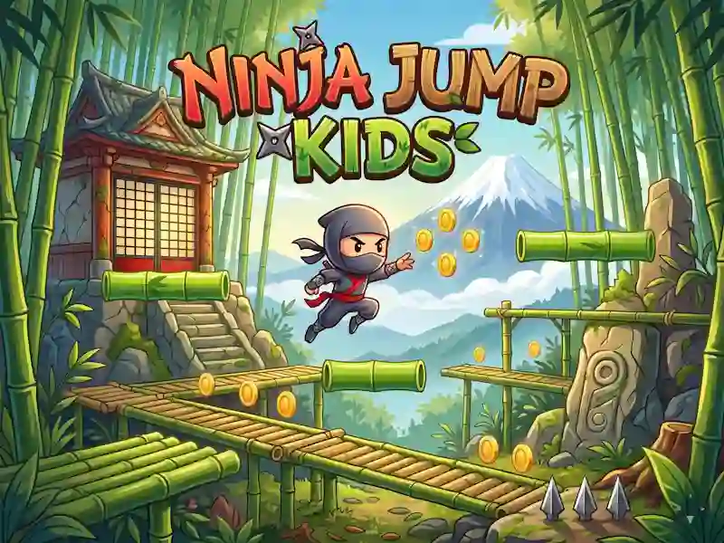 ゲームNinja Jump Kidsオンライン