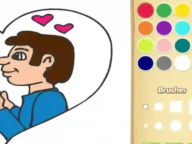 ゲーム子供のための愛の塗り絵オンライン