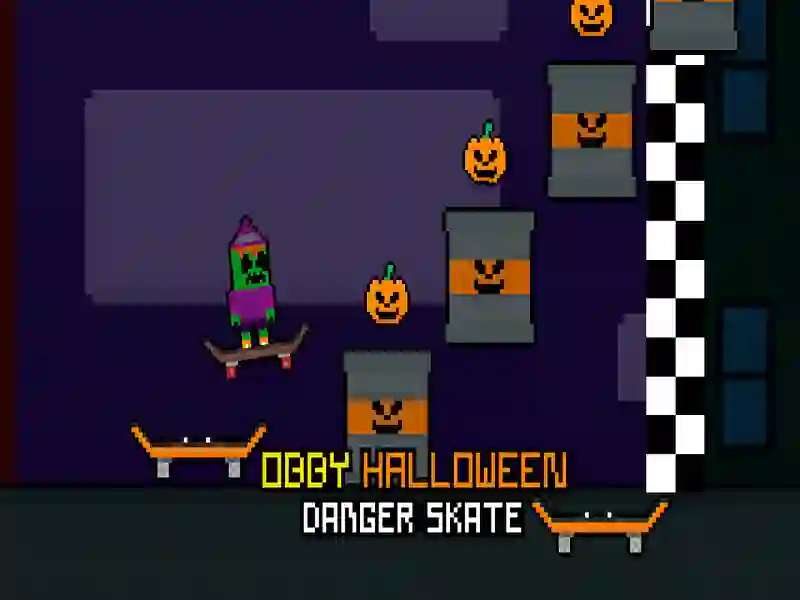ゲームハロウィーンの危険スケートオンライン
