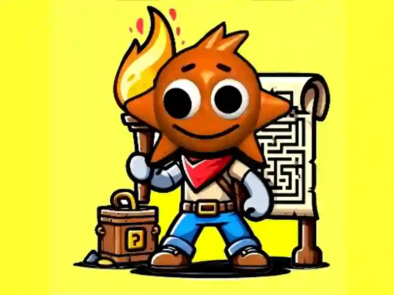 ゲームスプランチトーチの迷路オンライン
