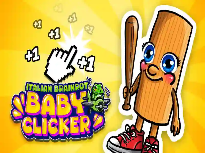 ゲームイタリアのBrainrot Baby Clickerオンライン