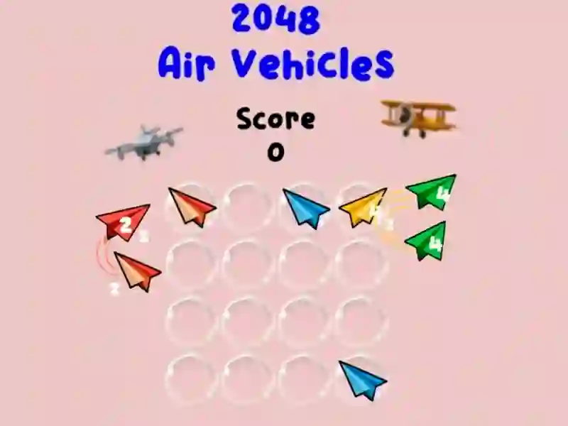 ゲーム2048 航空機オンライン