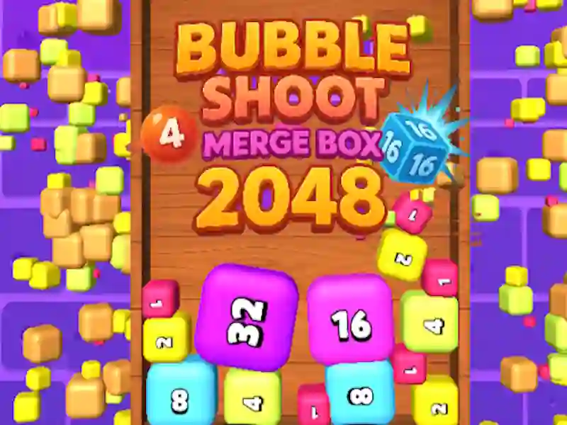 ゲームバブルシュートマージボックス2048オンライン